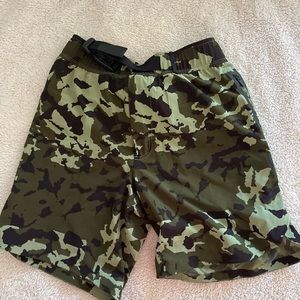 Men’s Nike X Matthew M Williams Green Camo Shorts Ar5615-010 XS No Tights